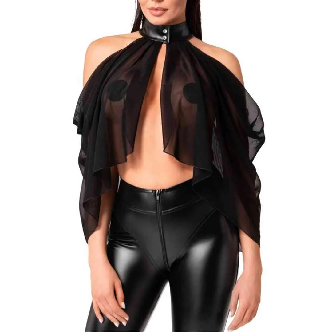 Transparent-Top im Cape-Style Transparent-Top im Cape-Style