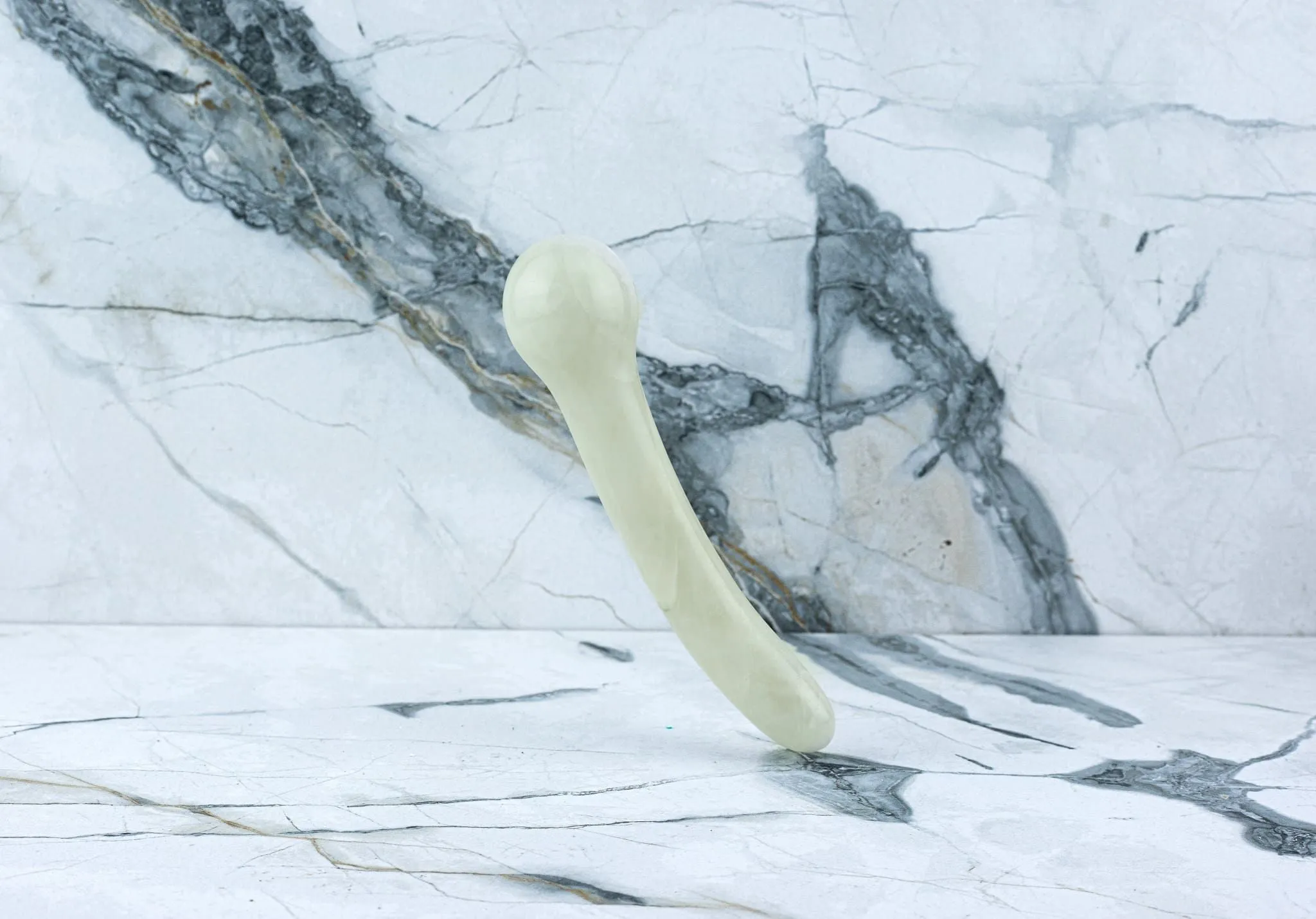 Kristall Dildo Olivia - Klarer Quarz – Bild 2