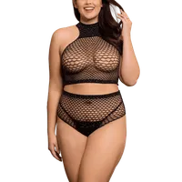Netzset Strass 2tlg. Plus Size Netzset Strass 2tlg. Plus Size
