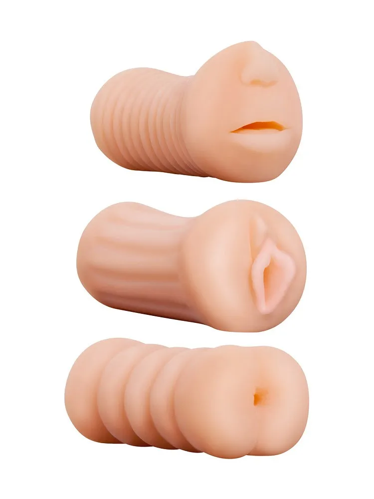 xxx To Go Threesome: Masturbator-Set, haut xxx To Go Threesome: Masturbator-Set, haut