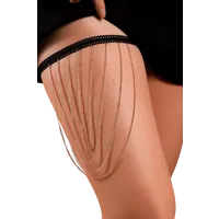 Oberschenkelschmuck - 4 Ketten - gold Oberschenkelschmuck - 4 Ketten - gold