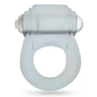 Oxballs - Glowdick Cockring With Led Clear Ice Oxballs - Glowdick Cockring With Led Clear Ice