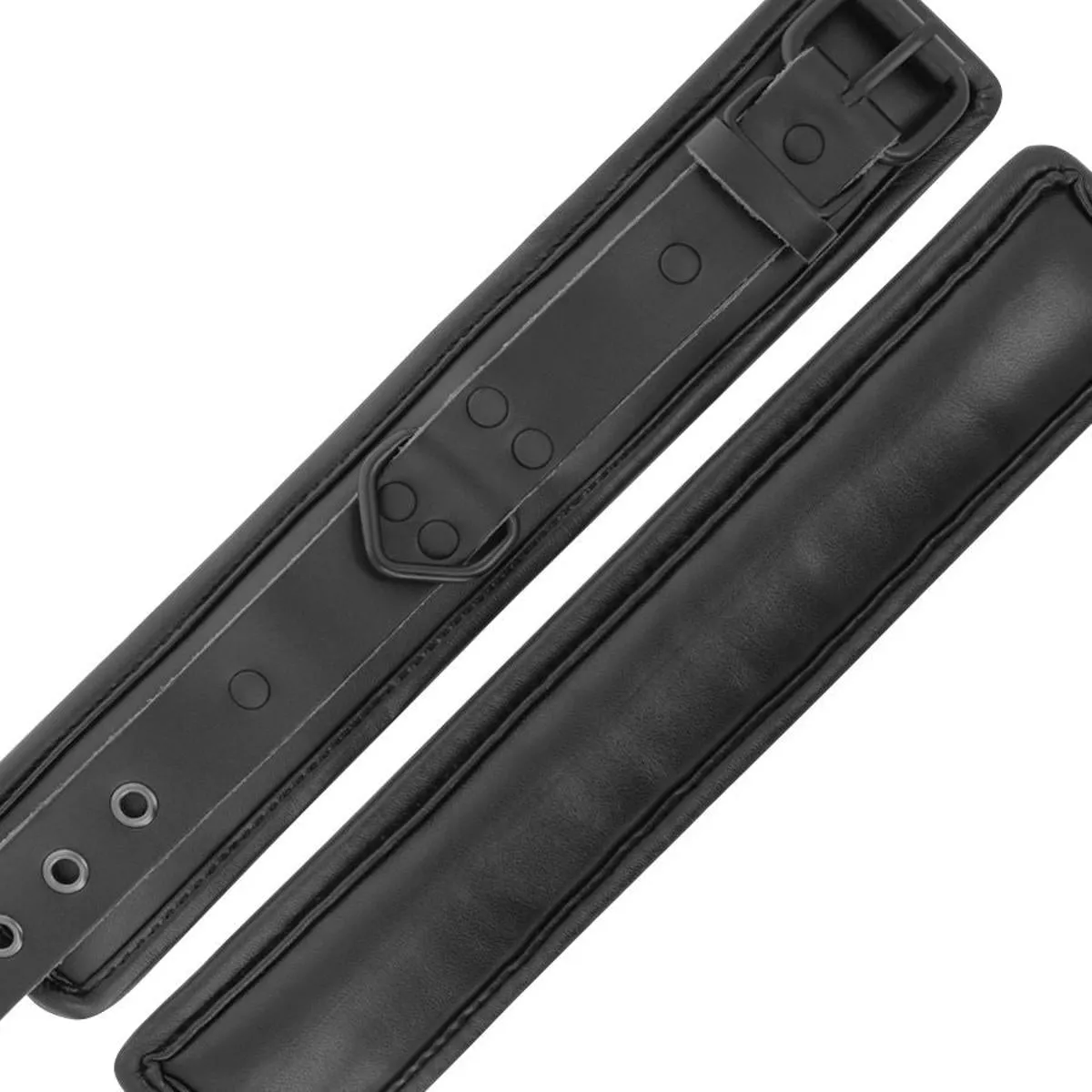 Hand- und Fußfessel-Set "Sub & Dom Kit" mit Halsband und Leine – Bild 5