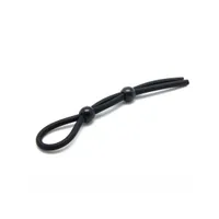 Silikon-Penis-Hodenschlaufe, schwarz Silikon-Penis-Hodenschlaufe, schwarz