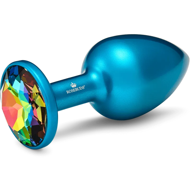 Rosebuds™ - Medium Alu Blue Crystal Rosebuds™ - Medium Alu Blue Crystal