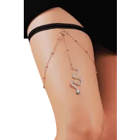 Oberschenkelschmuck silber - Schlange Oberschenkelschmuck silber - Schlange