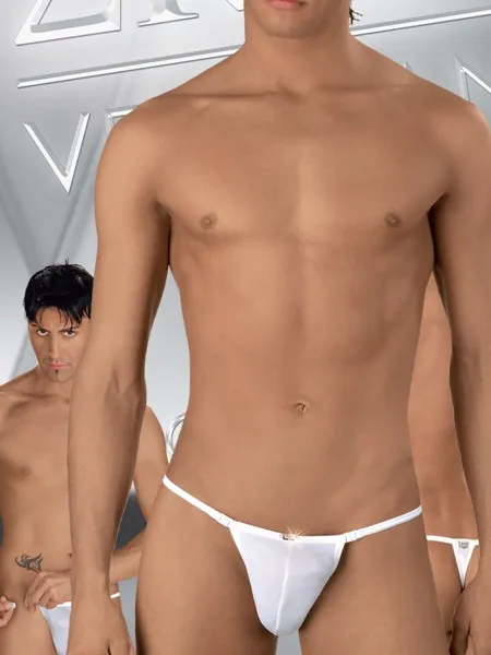 Eros Veneziani Luca: Clickstring, weiß (M/L) Eros Veneziani Luca: Clickstring, weiß (M/L)