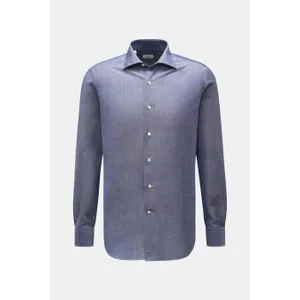 Gherardi - Herren - Casual Hemd Haifisch-Kragen graublau Gherardi - Herren - Casual Hemd Haifisch-Kragen graublau
