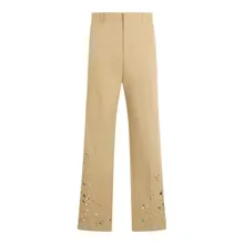 Philipp Plein - Loose Fit Trousers Painted Painted - Größe 60 HERREN - beige Philipp Plein - Loose Fit Trousers Painted Painted - Größe 60 HERREN - beige