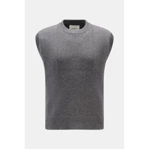 Lisa Yang - Herren - Cashmere Pullunder %27Dennis%27 grau meliert Lisa Yang - Herren - Cashmere Pullunder %27Dennis%27 grau meliert