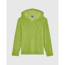 Vilebrequin - Langärmeliges Frottee-t-shirt Mit Kapuze Für Herren - T-shirt - Therapy - Grün - Größe XXL Vilebrequin - Langärmeliges Frottee-t-shirt Mit Kapuze Für Herren - T-shirt - Therapy - Grün - Größe XXL