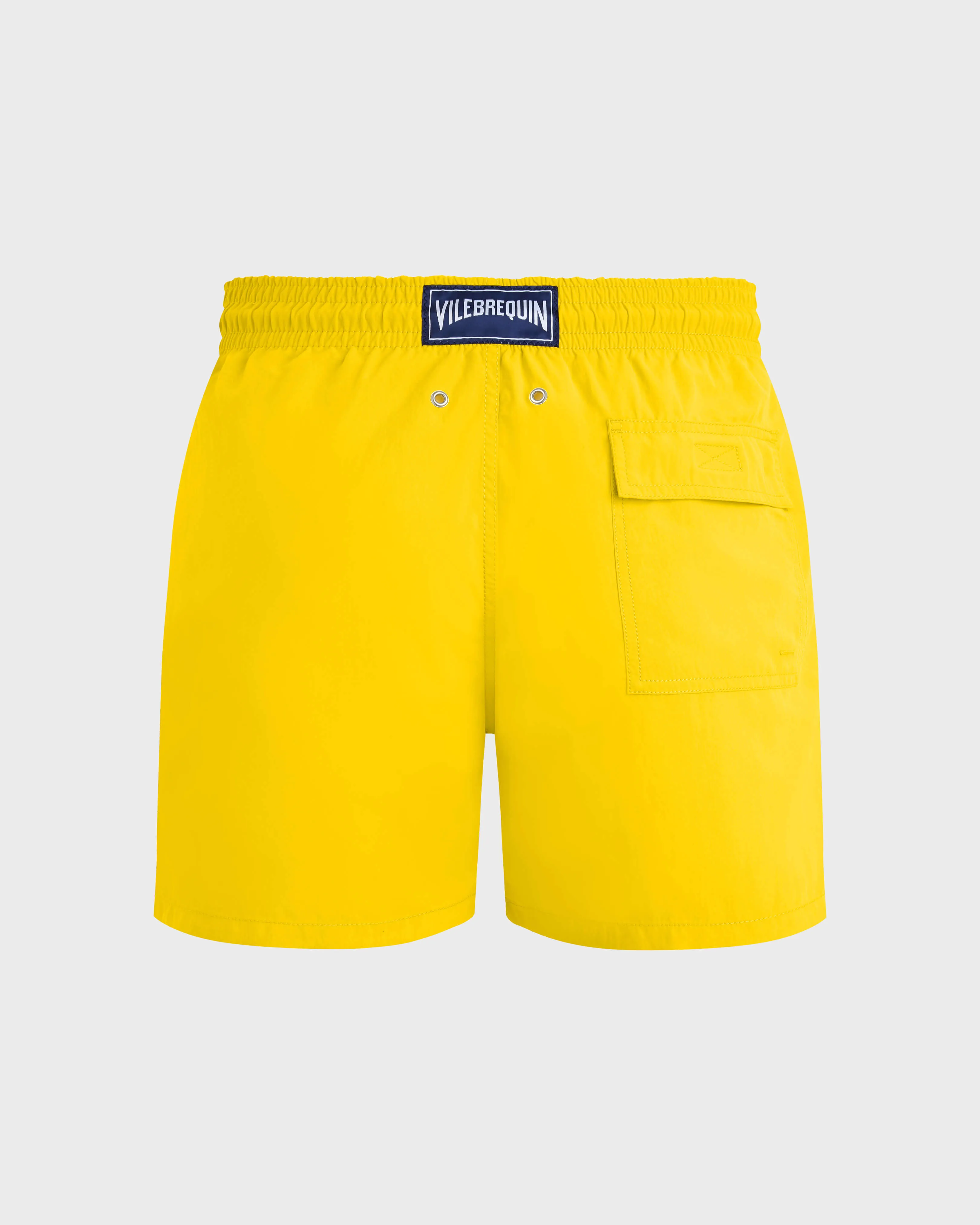 Vilebrequin - Kurze Solid Badeshorts Für Herren - Bademode - Monrise - Gelb - Größe XXXL – Bild 2