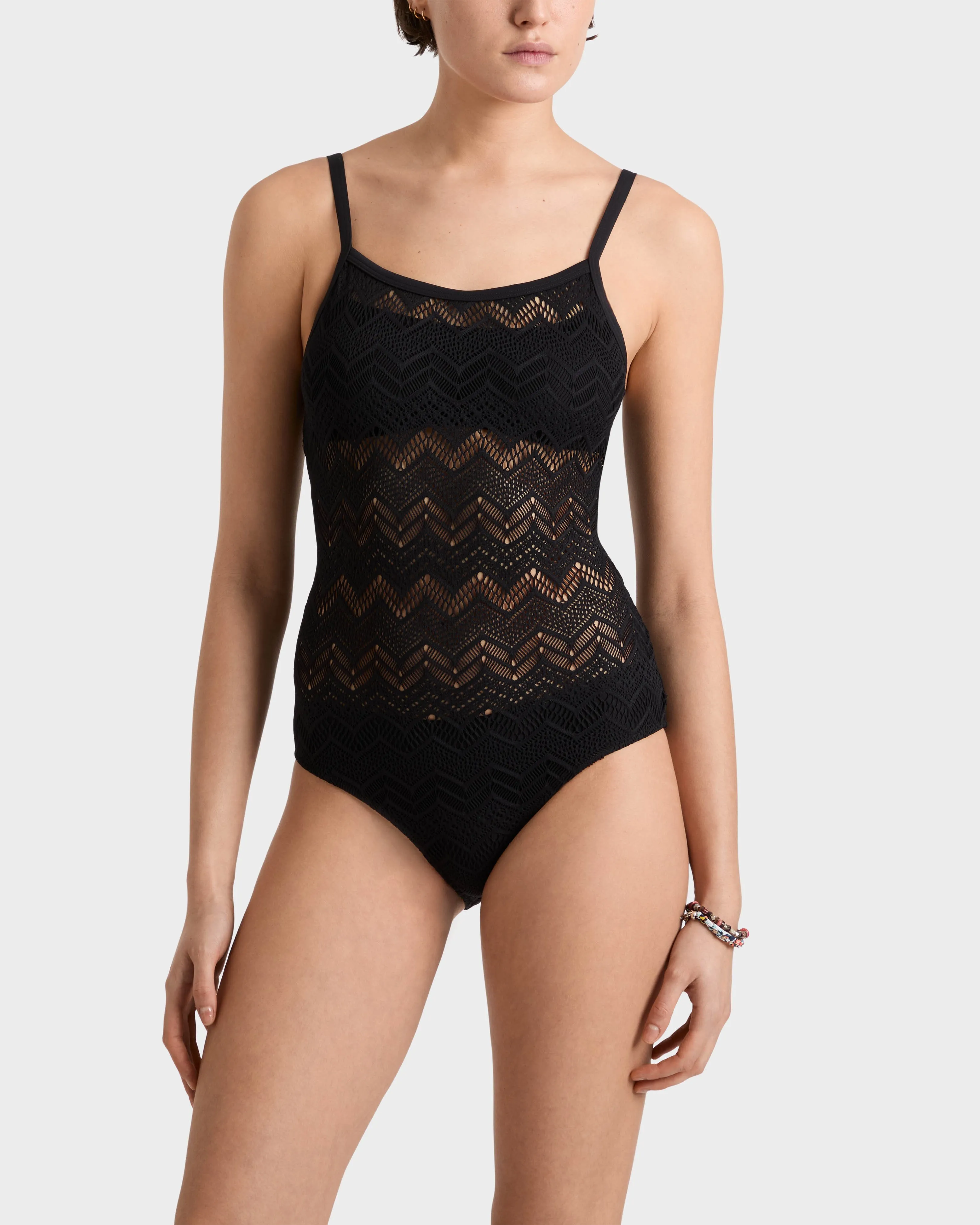 Vilebrequin - Badeanzug Mit Spitze Für Damen - Bademode - Lisanne - Schwarz - Größe M – Bild 3