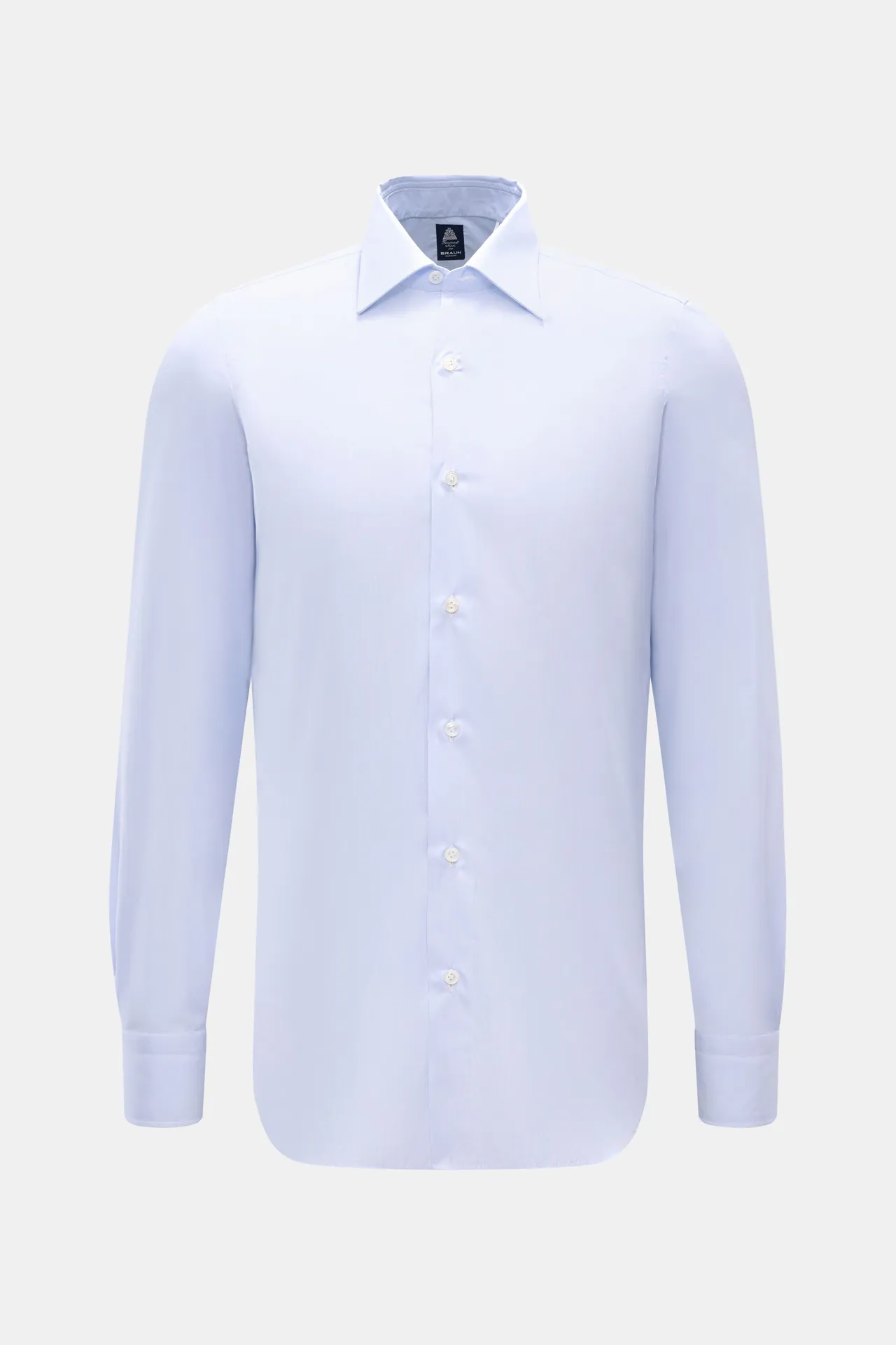 Finamore - Herren - Business Hemd %27Rodi Napoli%27 Kent-Kragen hellblau/weiß gestreift Finamore - Herren - Business Hemd %27Rodi Napoli%27 Kent-Kragen hellblau/weiß gestreift