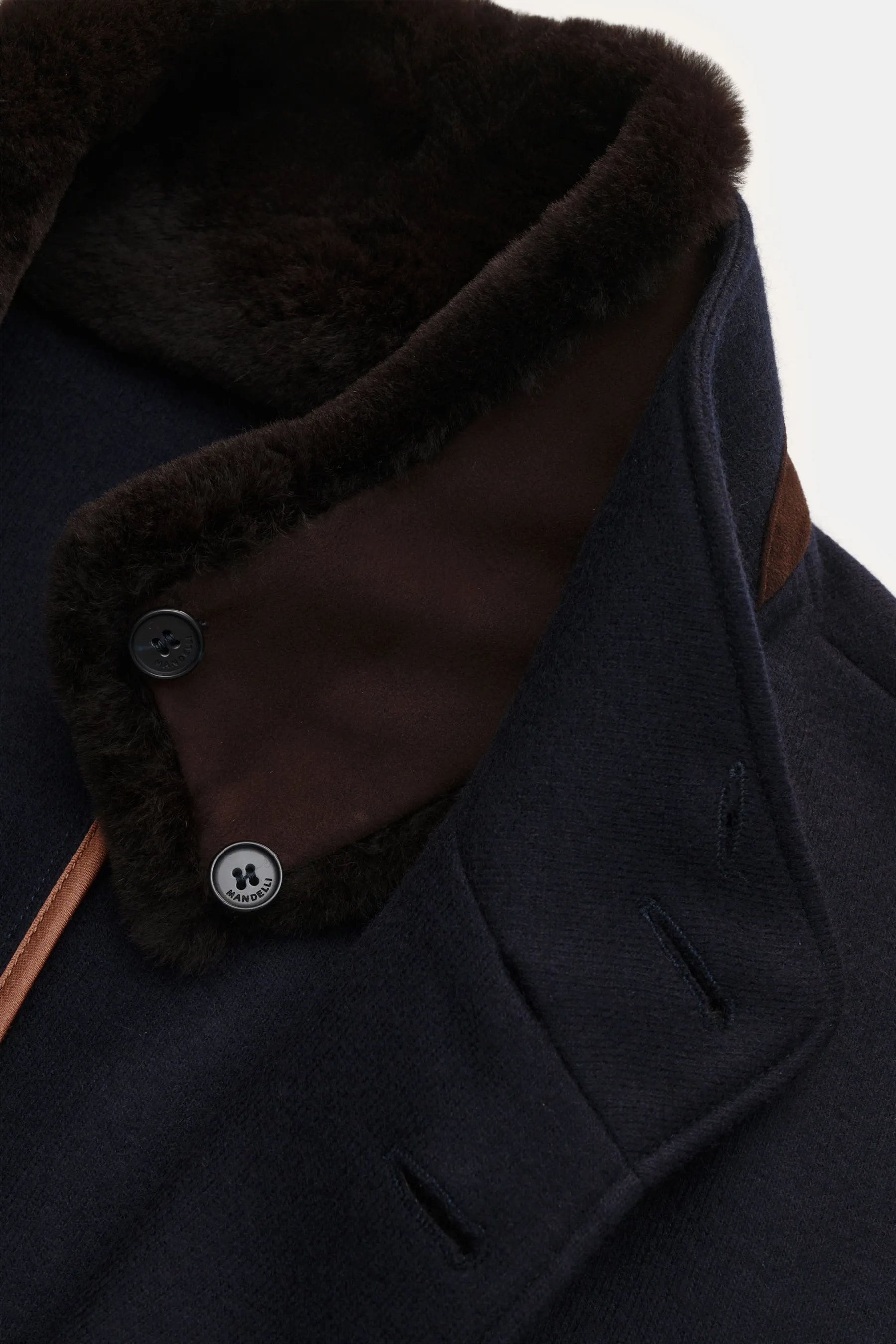 Mandelli - Herren - Jersey-Mantel navy – Bild 6