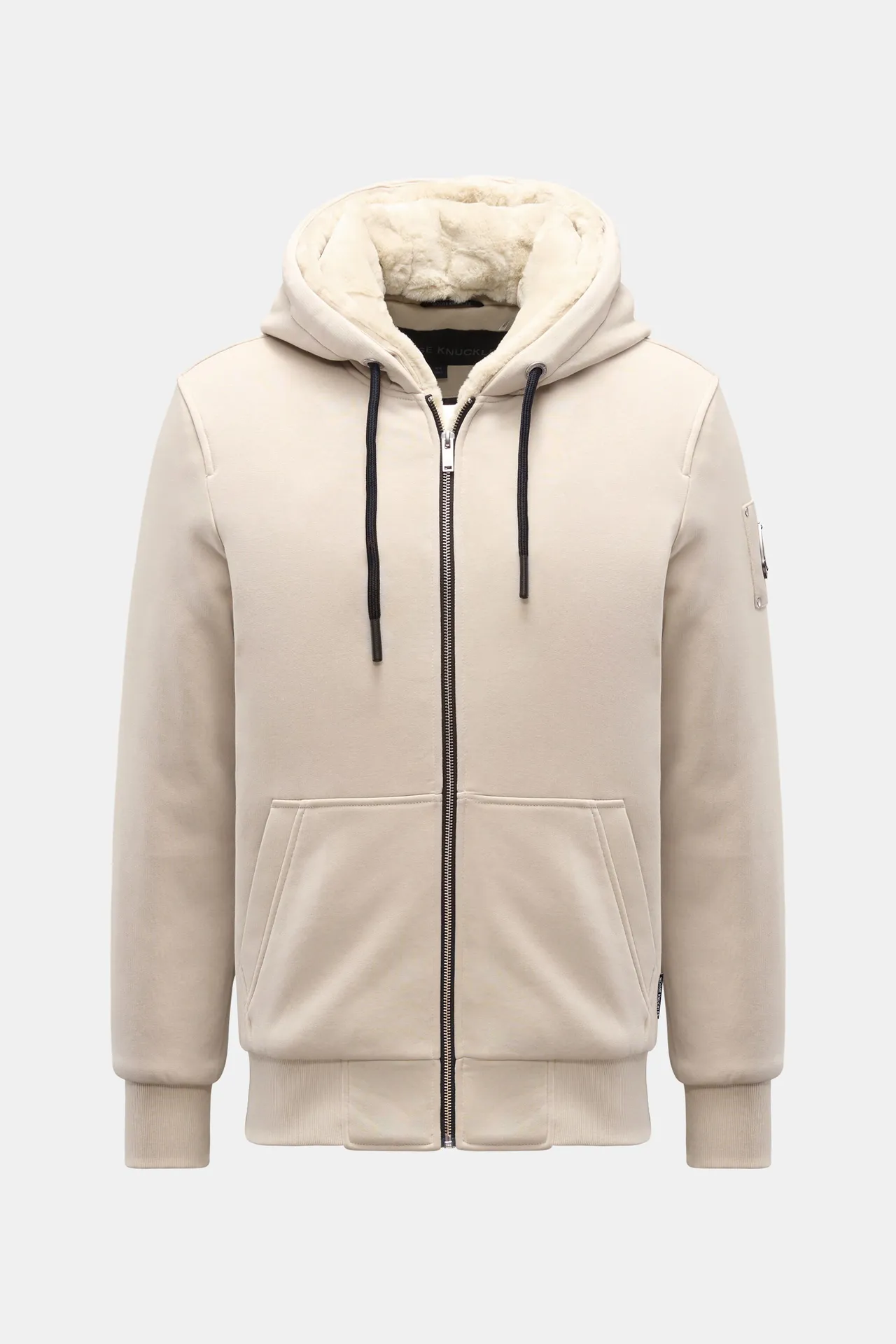 Moose Knuckles - Herren - Sweatjacke %27Classic Bunny%27 creme Moose Knuckles - Herren - Sweatjacke %27Classic Bunny%27 creme