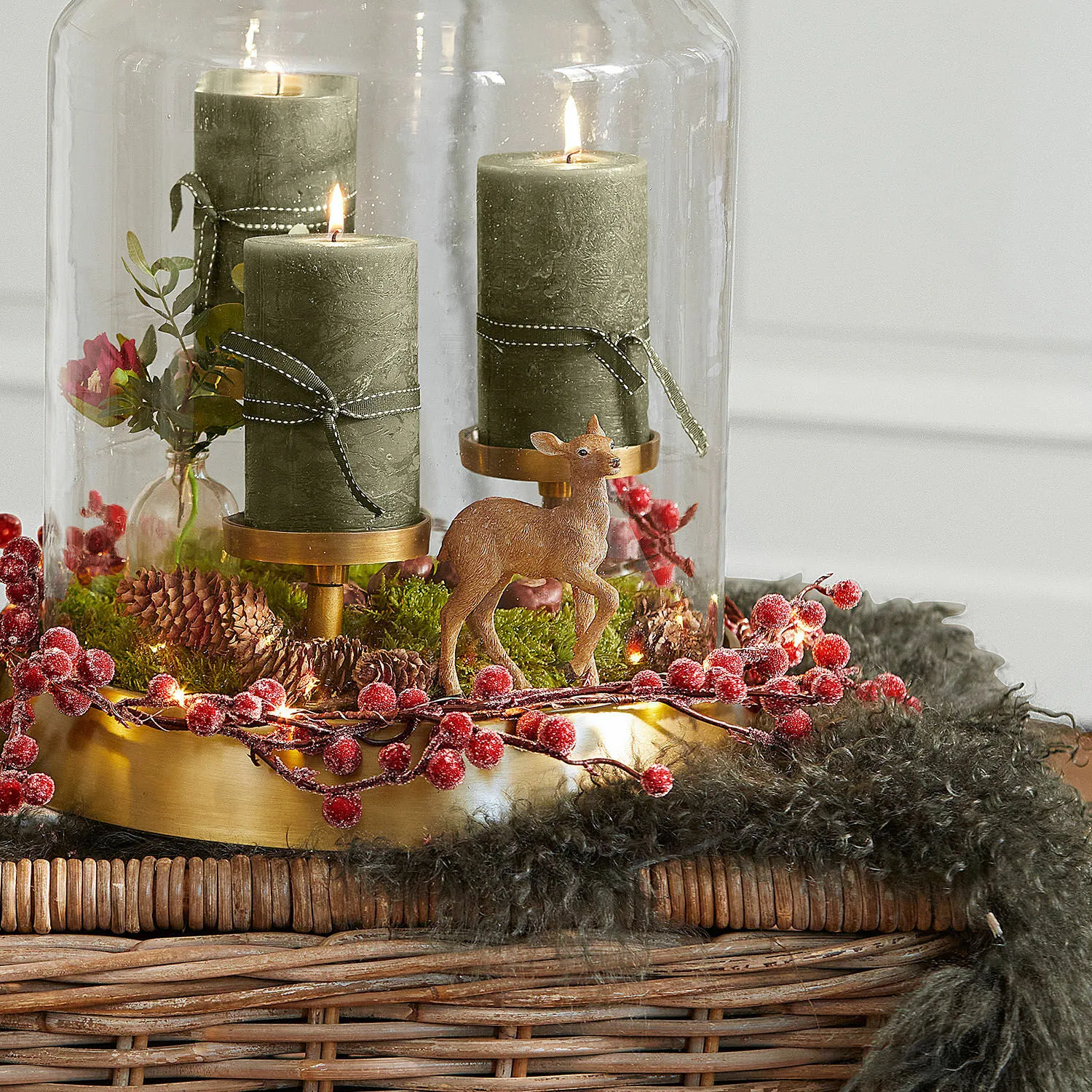 Deko-Waldtier 3er Set Vionique – Bild 2