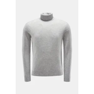 von Braun - Herren - Cashmere Rollkragenpullover hellgrau von Braun - Herren - Cashmere Rollkragenpullover hellgrau