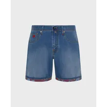 Vilebrequin - Crab Balloons Bermudashorts Aus Denim Für Herren - Bermuda - Garonne - Blau - Größe 32 Vilebrequin - Crab Balloons Bermudashorts Aus Denim Für Herren - Bermuda - Garonne - Blau - Größe 32