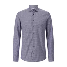 STENSTRÖMS - Slim-Fit Twillhemd mit Muster - Größe 43 - blau STENSTRÖMS - Slim-Fit Twillhemd mit Muster - Größe 43 - blau