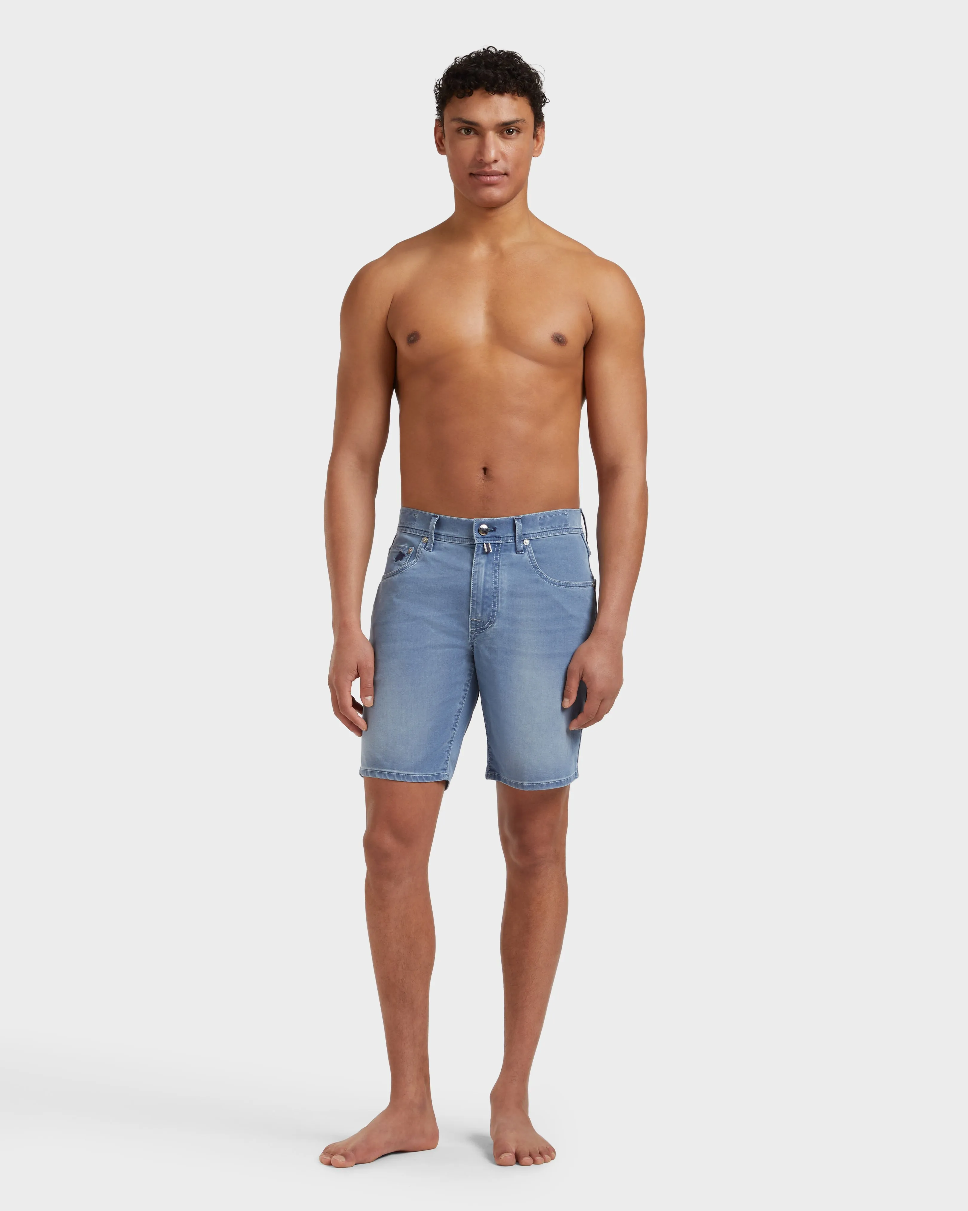 Vilebrequin - Turtles Net Denim-bermudashorts Für Herren - Bermuda - Garonne - Blau - Größe 30 – Bild 3