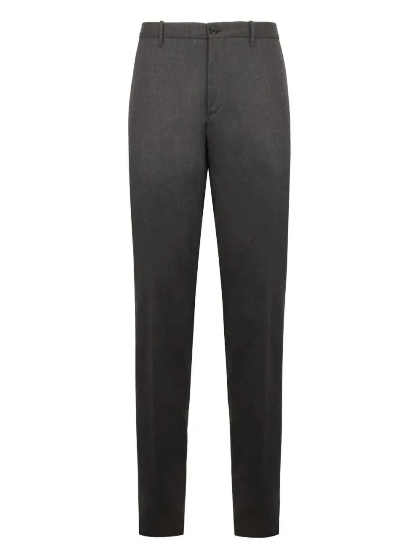Incotex - Dark Grey Cotton Trousers - Größe 54 - grau Incotex - Dark Grey Cotton Trousers - Größe 54 - grau