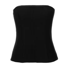 Mônot - Strapless Fitted Corset Top With Structured Splint - Größe 44 - schwarz Mônot - Strapless Fitted Corset Top With Structured Splint - Größe 44 - schwarz