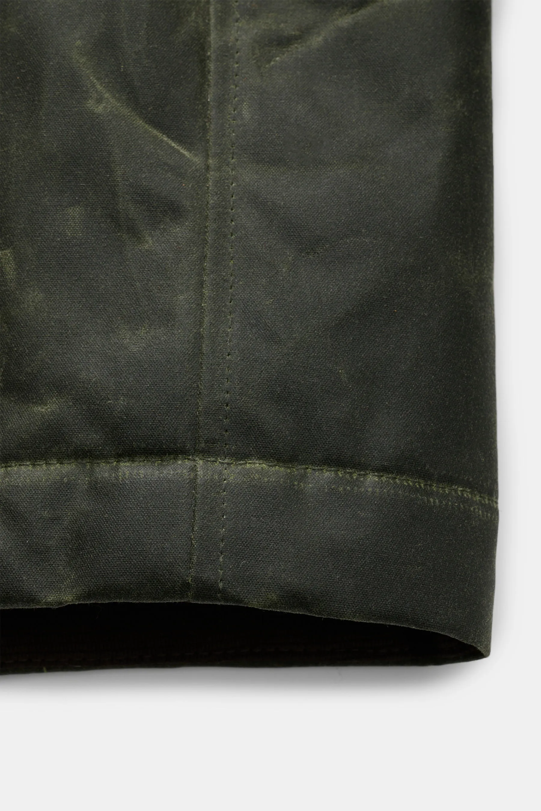 Manifattura Ceccarelli - Herren - Wachsjacke 'Blazer Coat' dunkelgrün – Bild 6