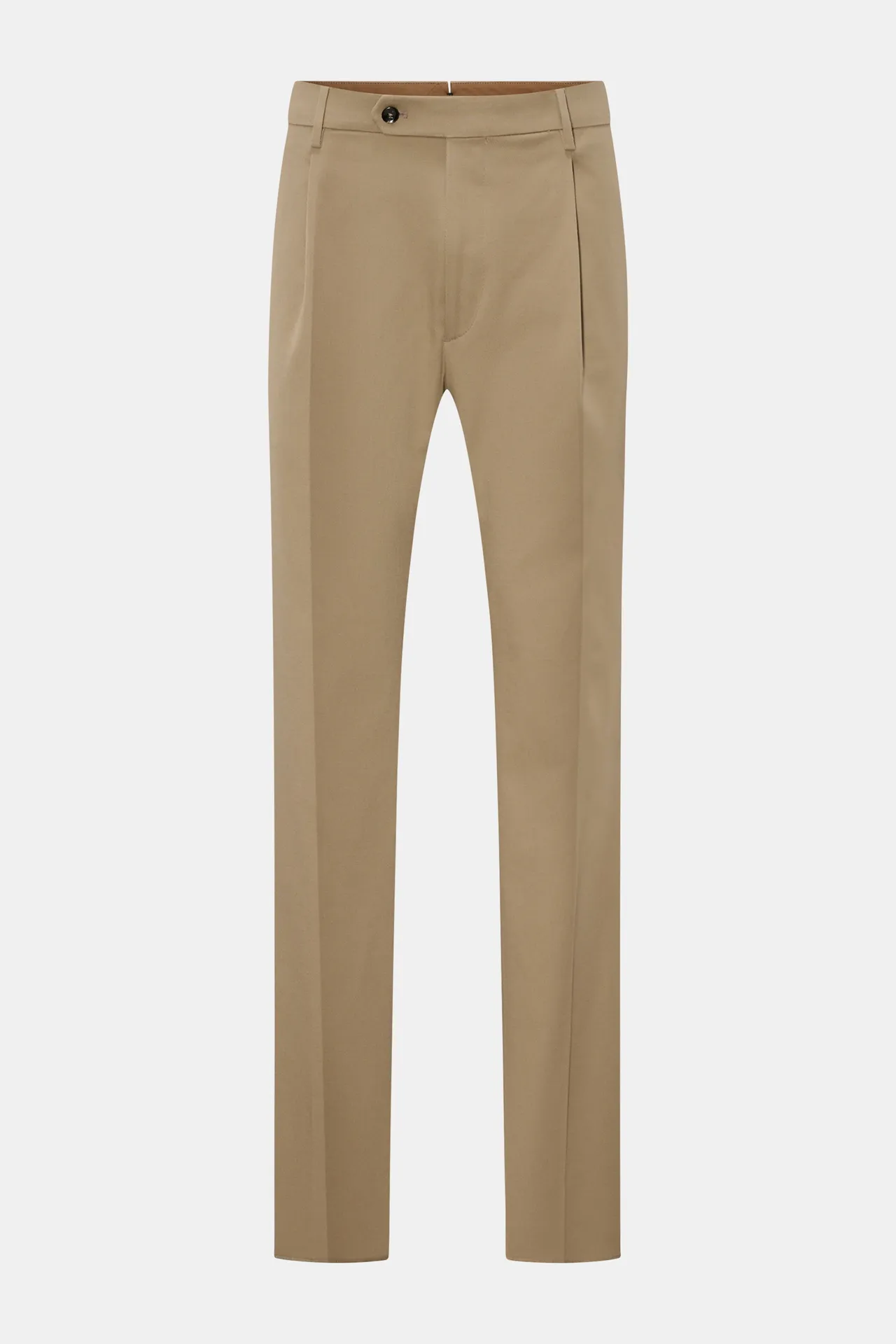 Berwich - Herren - Baumwollhose %27Retro Long%27 taupe Berwich - Herren - Baumwollhose %27Retro Long%27 taupe