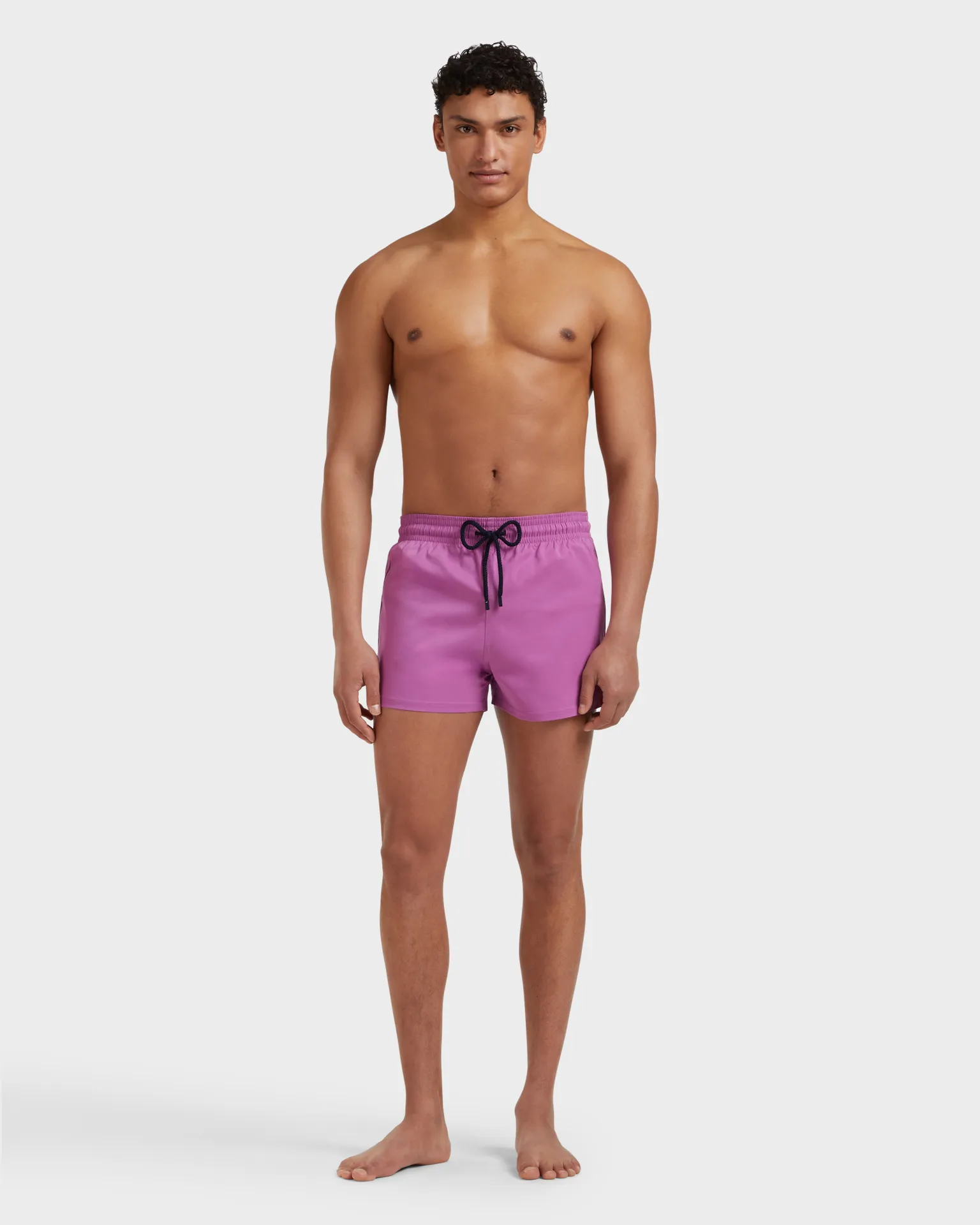 Vilebrequin - Kurze Und Figurbetonte Einfarbige Stretch-bademode Für Herren - Bademode - Man - Rosa - Größe M – Bild 3