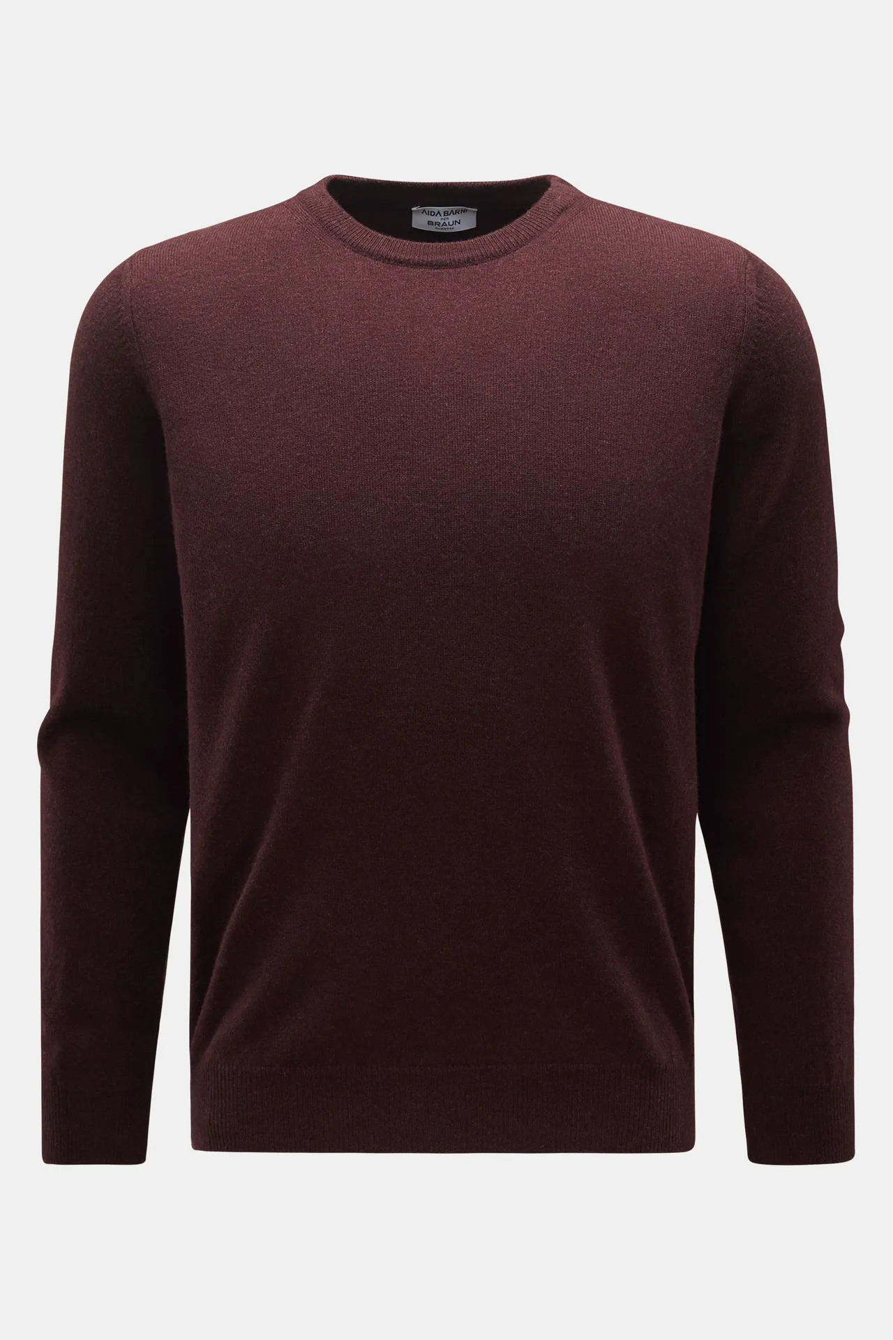 Aida Barni - Herren - Cashmere Rundhalspullover bordeaux Aida Barni - Herren - Cashmere Rundhalspullover bordeaux