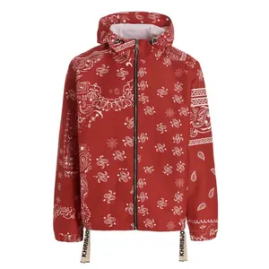 Khrisjoy - %27Windbreaker Bandana Hood%27 Jacket - Größe 1 - rot Khrisjoy - %27Windbreaker Bandana Hood%27 Jacket - Größe 1 - rot