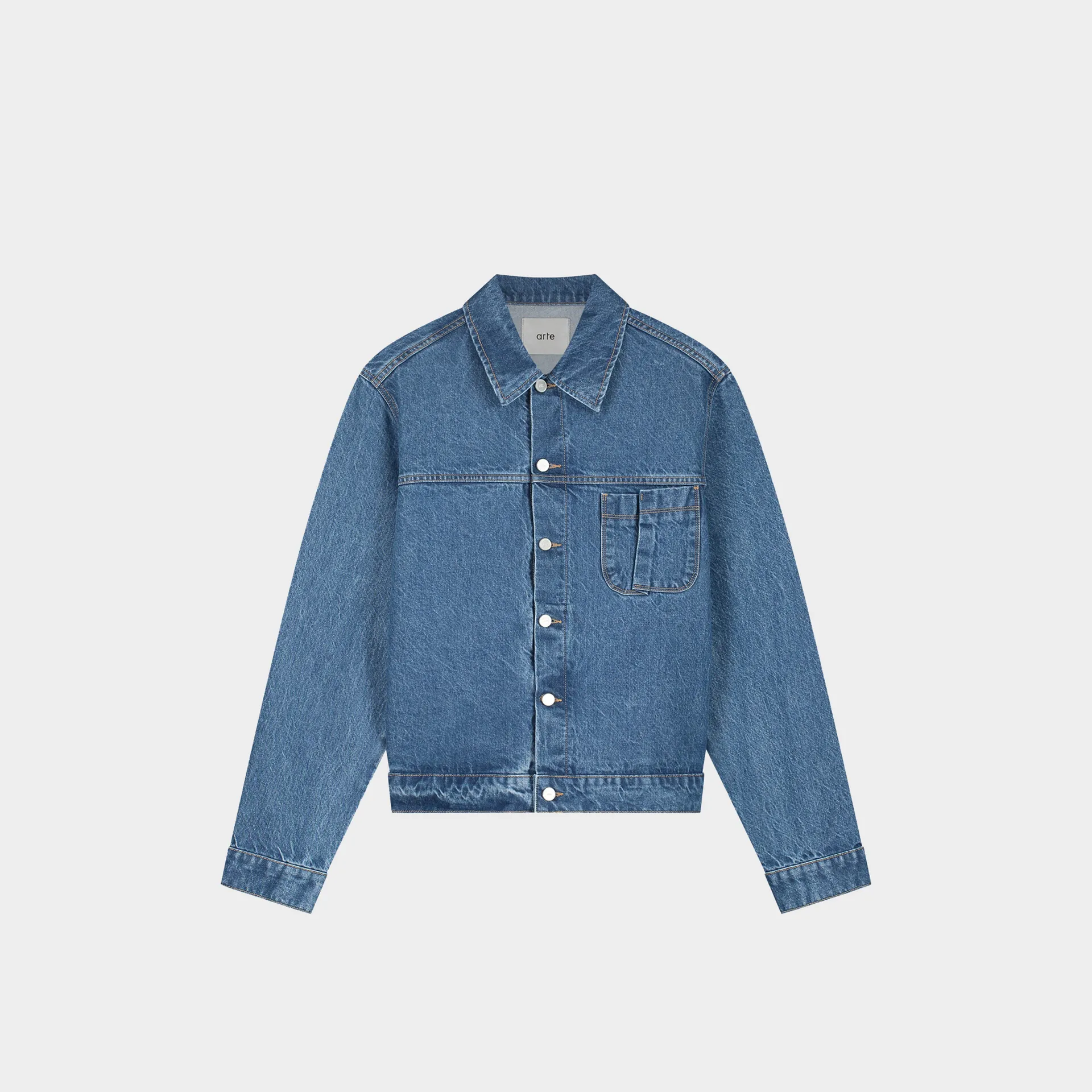 Fold Pocket Denim Jacket Fold Pocket Denim Jacket
