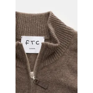 FTC - Herren - Cashmere Strickjacke graubraun
