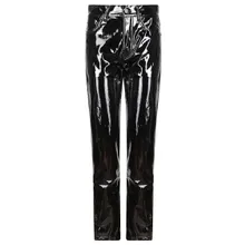 Fiorucci - Women%27s Stretch Vinyl Straight Fit Trousers - Größe 27 - schwarz Fiorucci - Women%27s Stretch Vinyl Straight Fit Trousers - Größe 27 - schwarz
