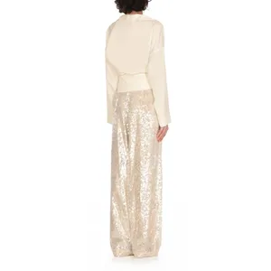 Philosophy Di Lorenzo Serafini - Ivory Shirt With Neckline - Größe 44 - beige