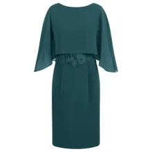 Apart - Kleid mit Chiffoncape - Größe 40 - grün Apart - Kleid mit Chiffoncape - Größe 40 - grün