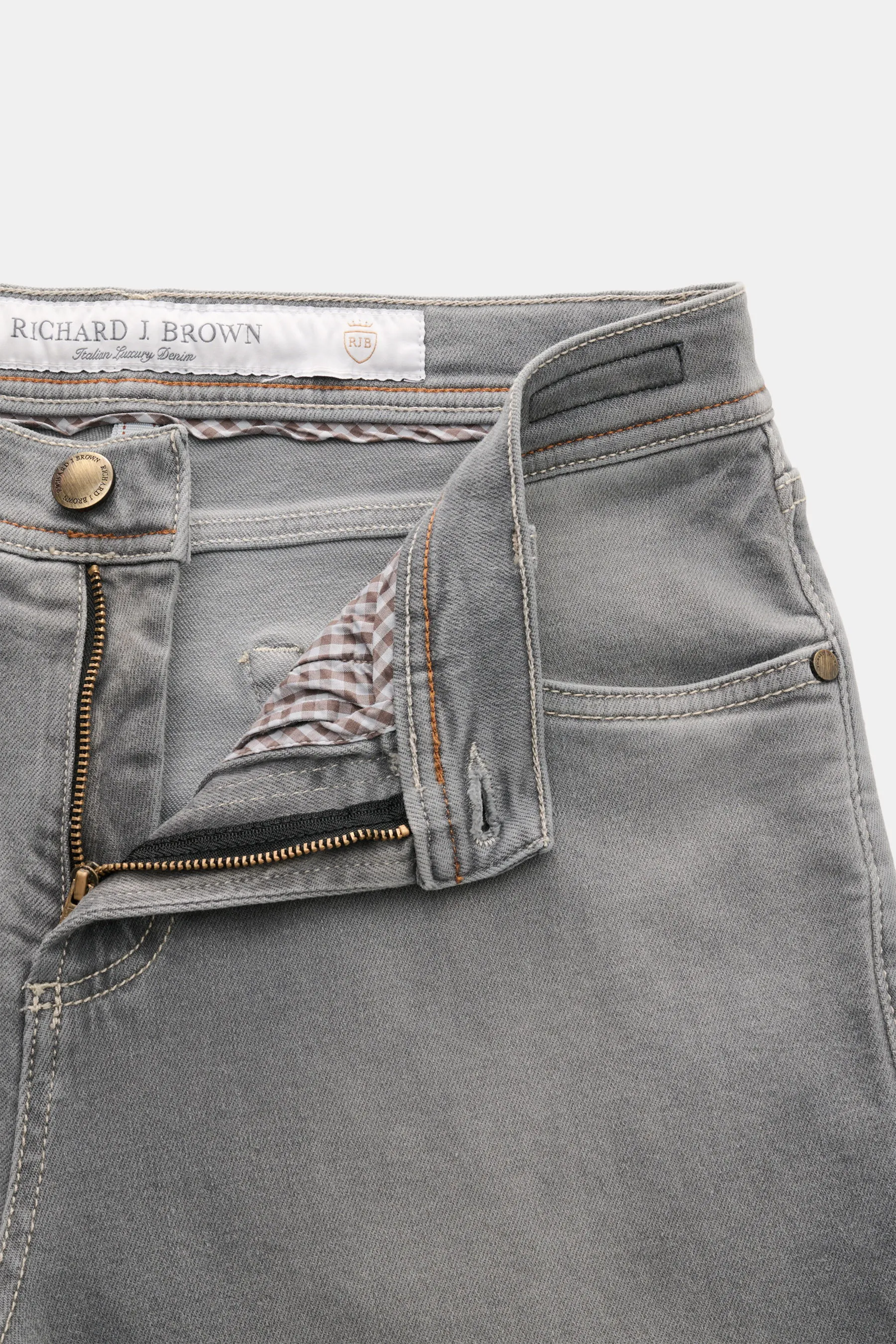 Richard J. Brown - Herren - Jeans 'Milano' grau – Bild 4