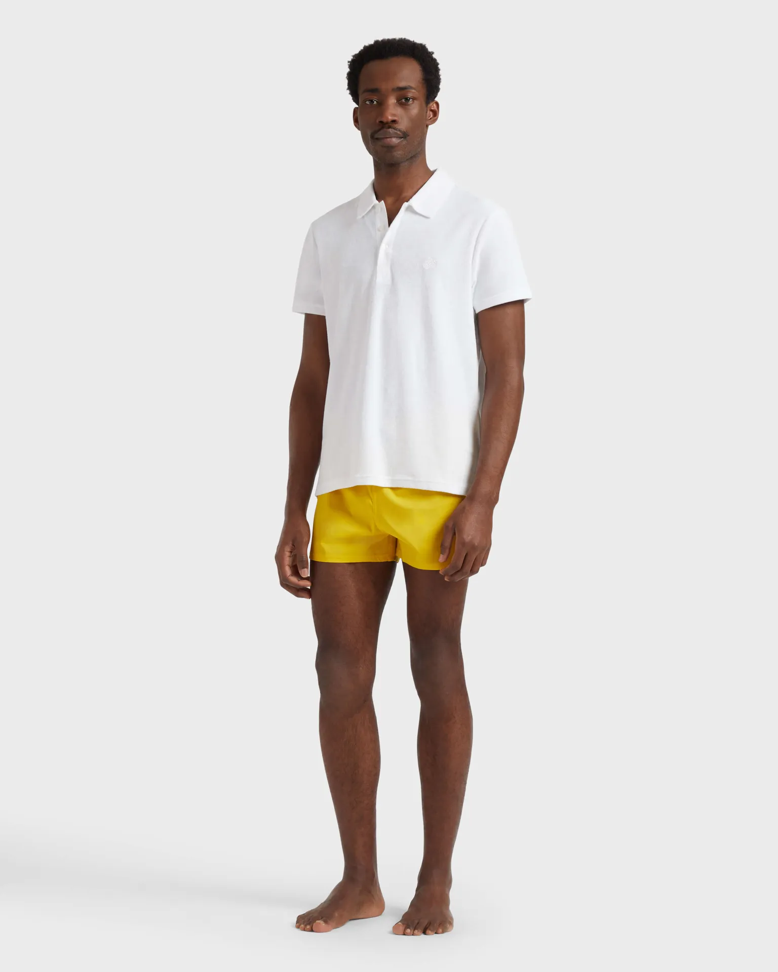 Vilebrequin - Solid Frottee-polohemd Für Herren - Polohemd - Phoenix - Weiss - Größe XS – Bild 3