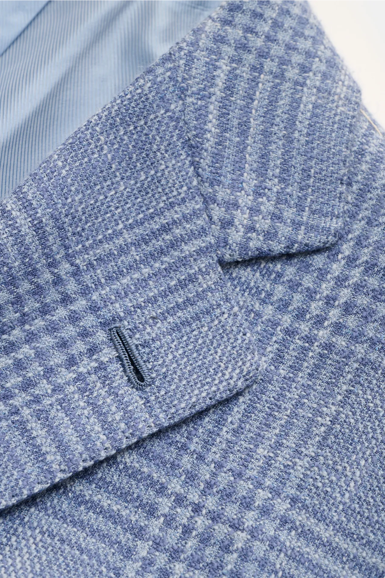 Cesare Attolini - Herren - Sakko blau/rauchblau kariert – Bild 5