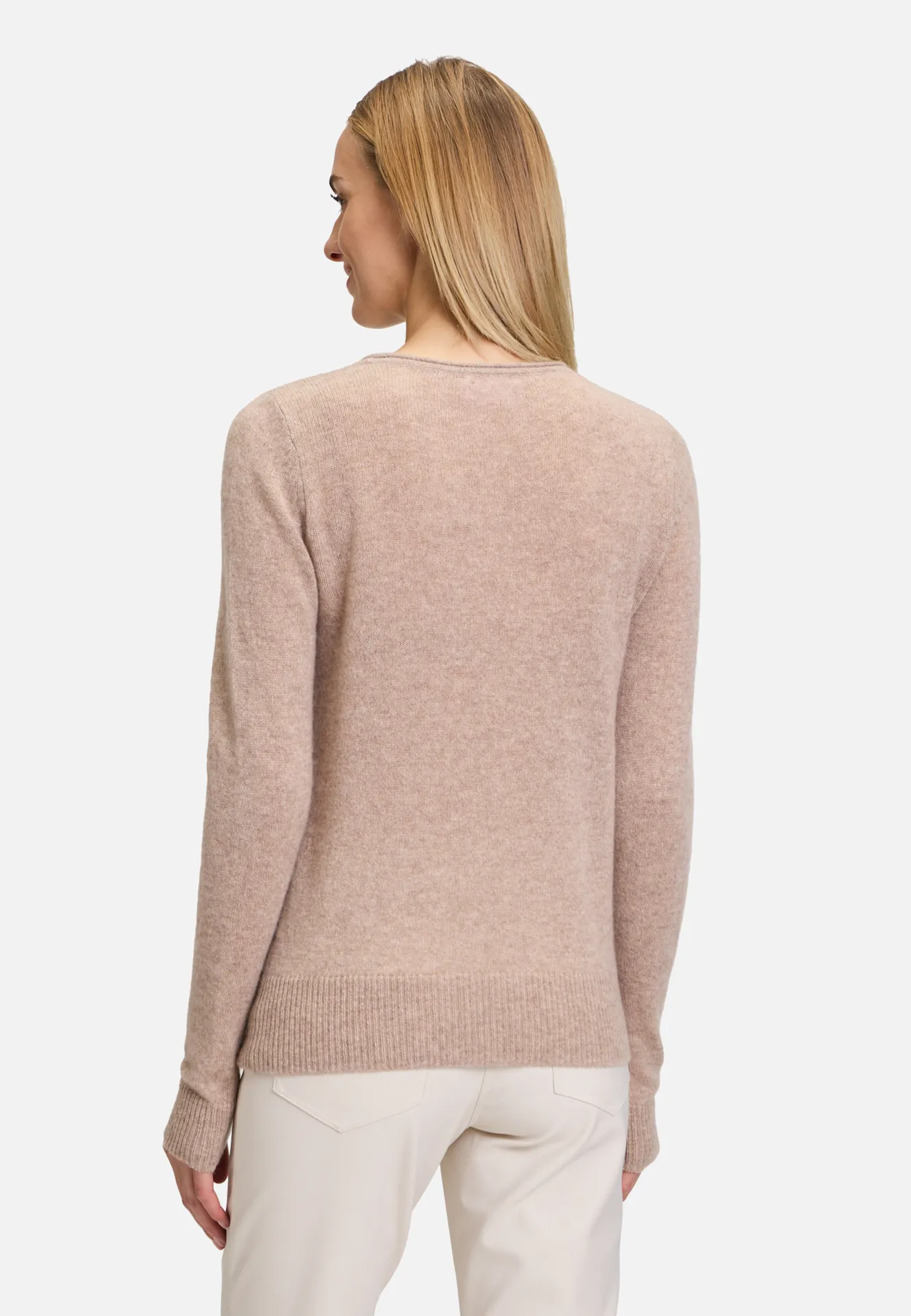 Kaschmir-Pullover mit Rundhalsausschnitt Kaschmir-Pullover mit Rundhalsausschnitt
