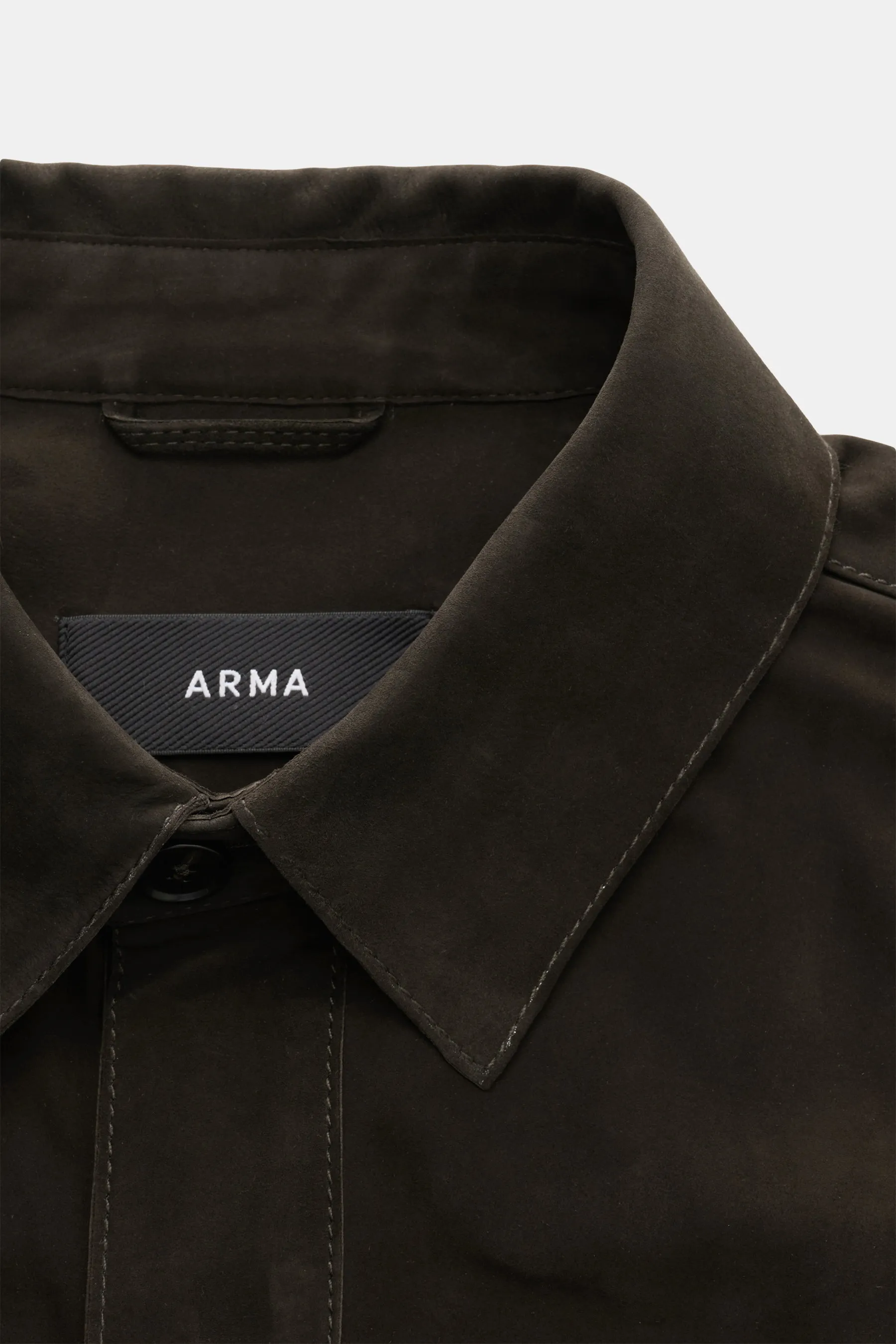 Arma - Herren - Velourslederjacke 'Dillen' anthrazit – Bild 3