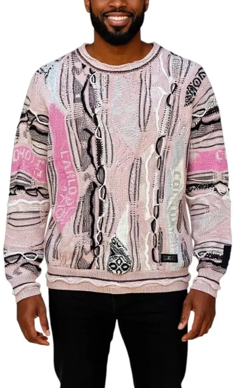 Carlo Colucci - Heren Trui - Größe M - rosa Carlo Colucci - Heren Trui - Größe M - rosa