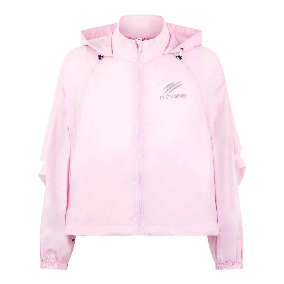 Plein Sport - Windbreaker Jacket Scratch - Größe XL - rosa Plein Sport - Windbreaker Jacket Scratch - Größe XL - rosa