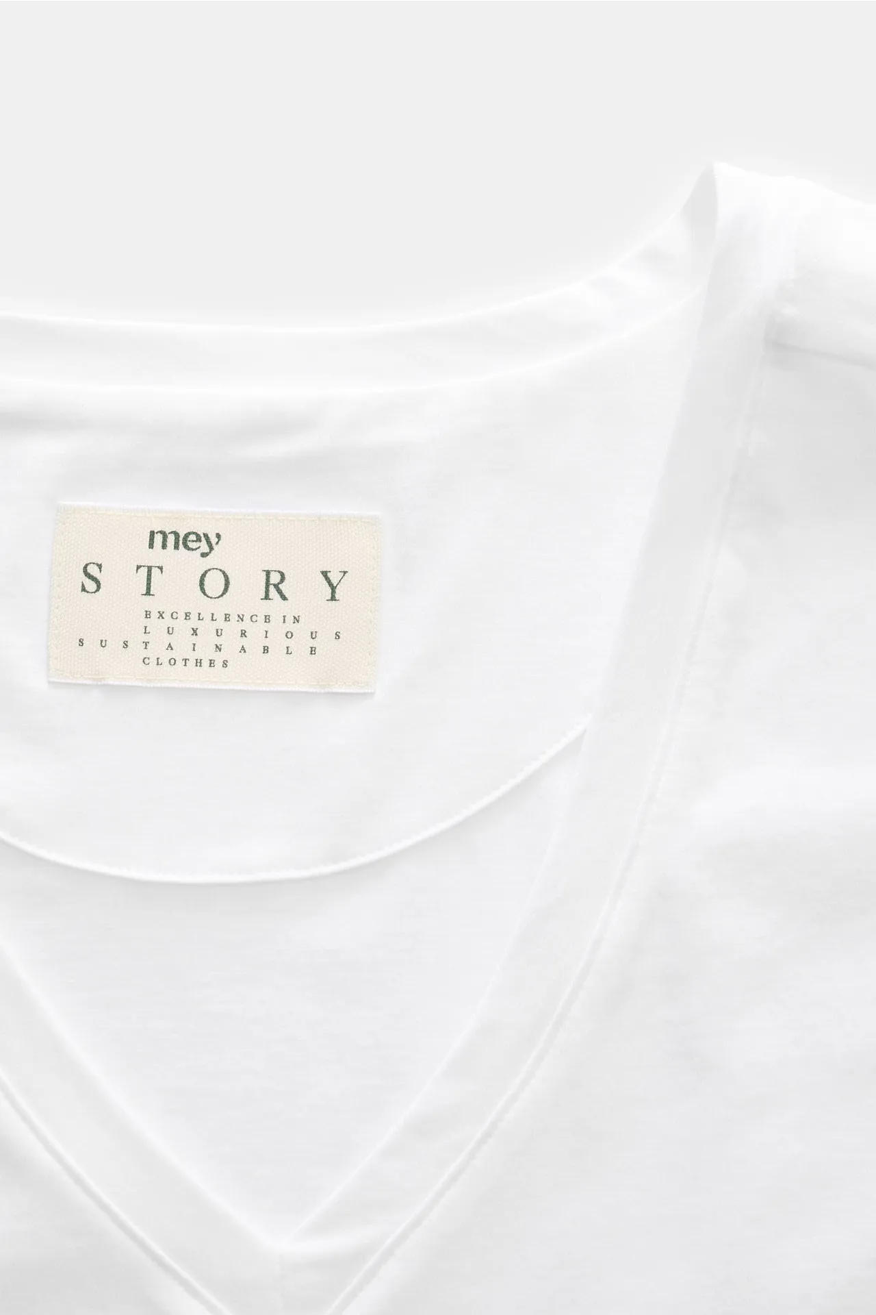 mey story - Herren - V-Neck T-Shirt navy – Bild 2