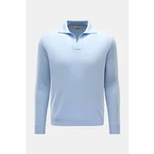 Aurélien - Herren - Merino Strickpolo hellblau Aurélien - Herren - Merino Strickpolo hellblau