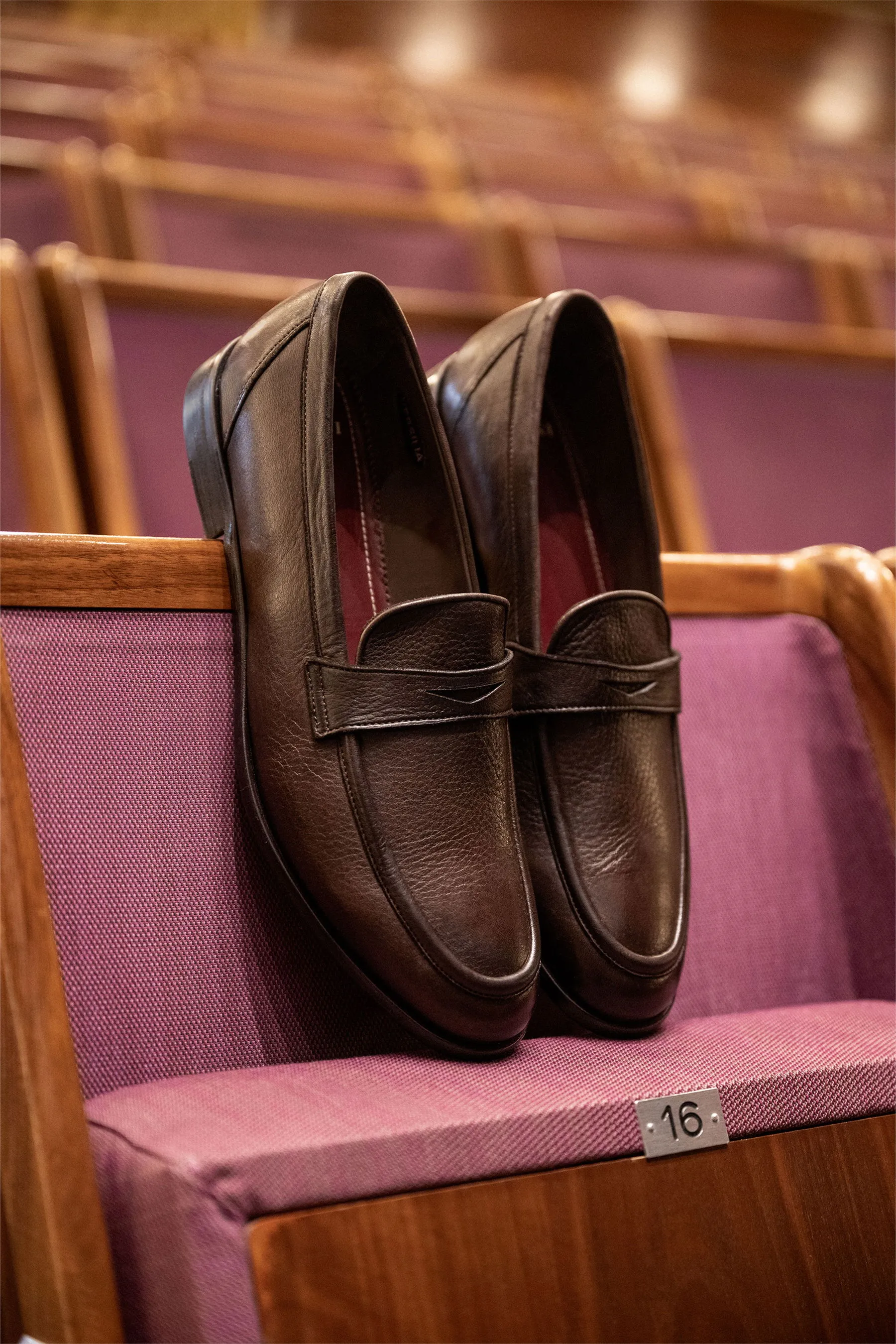 Sturlini - Herren - Penny Loafer 'Cervo Crast' dunkelbraun – Bild 3