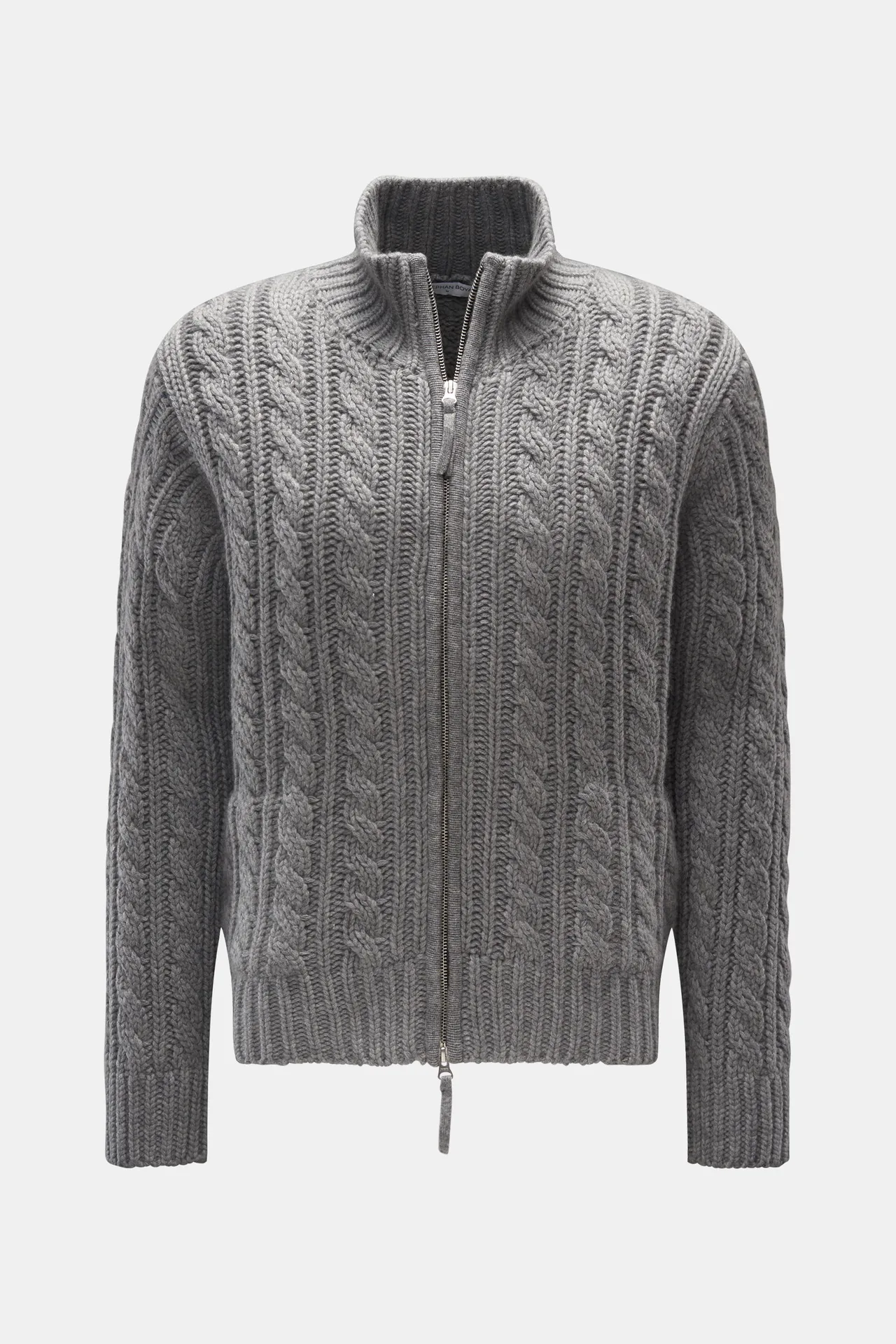 Stephan Boya - Herren - Cashmere Strickjacke %27Blake%27 grau Stephan Boya - Herren - Cashmere Strickjacke %27Blake%27 grau