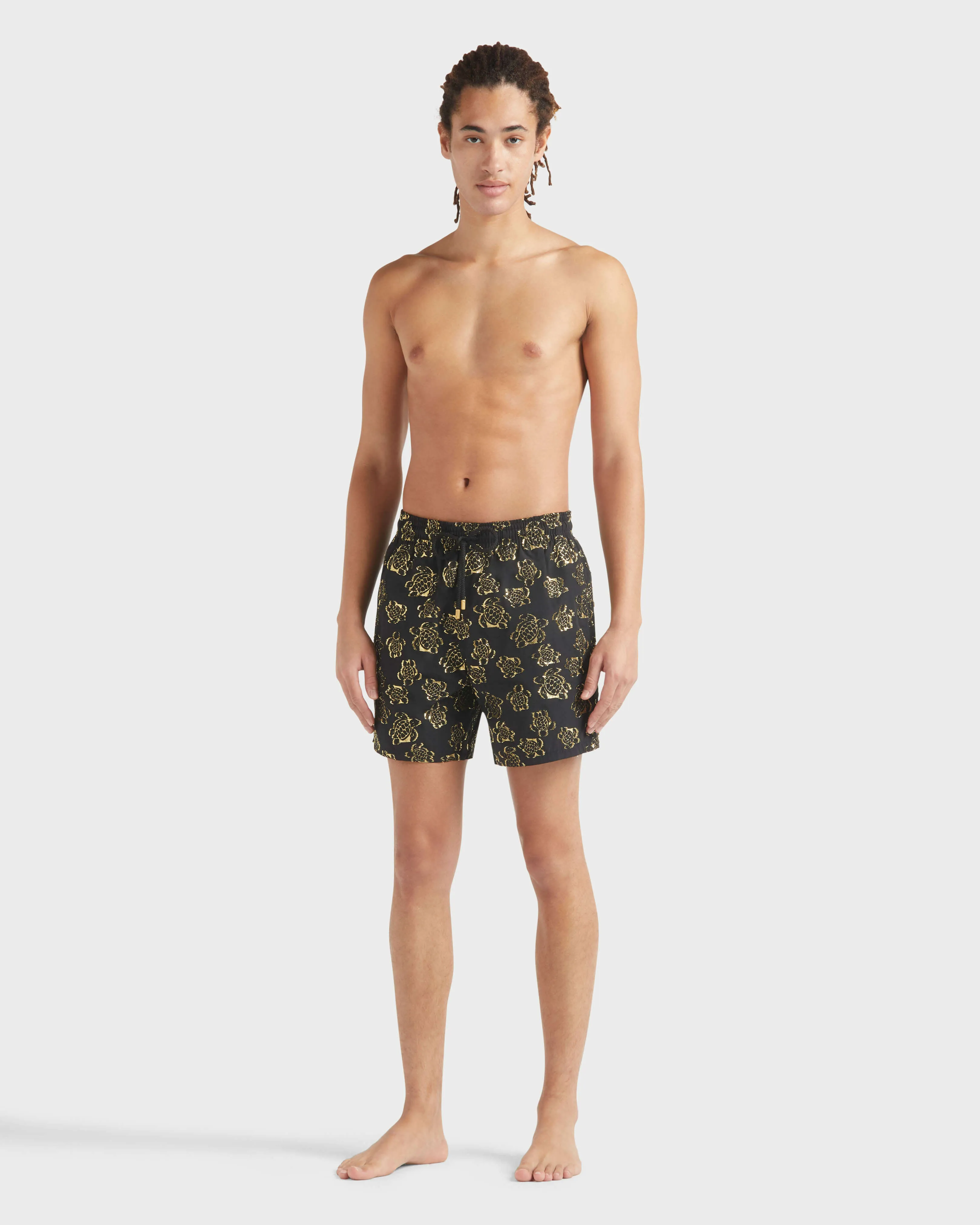 Vilebrequin - Ronde Des Tortues Jacquard Badeshorts Für Herren - Bademode - Moopea - Schwarz - Größe XL – Bild 3