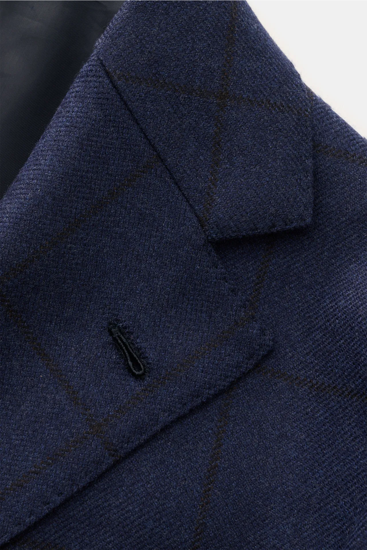 Borrelli - Herren - Sakko 'Procida' navy/schwarz kariert – Bild 5